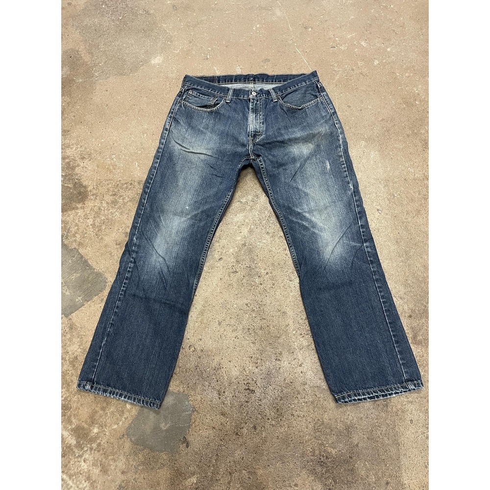Levis 559 Jeans Mens 36x32 Blue Denim‎ Straight Leg Zip Fly Mid Rise 5-Pocket